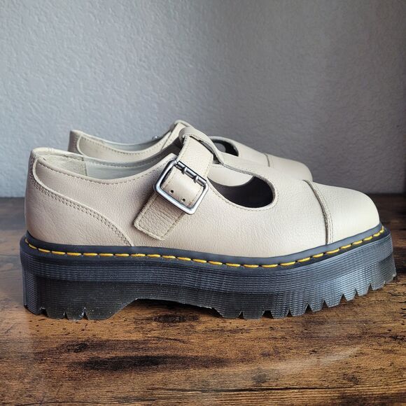 Dr. Martens Bethan Size US 9 Platform Mary Janes Shoes Quad Retro T-Bar Chunky - Picture 1 of 8